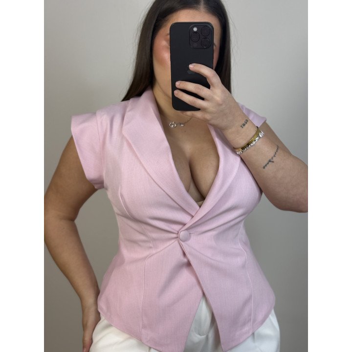 CHALECO FROME ROSA