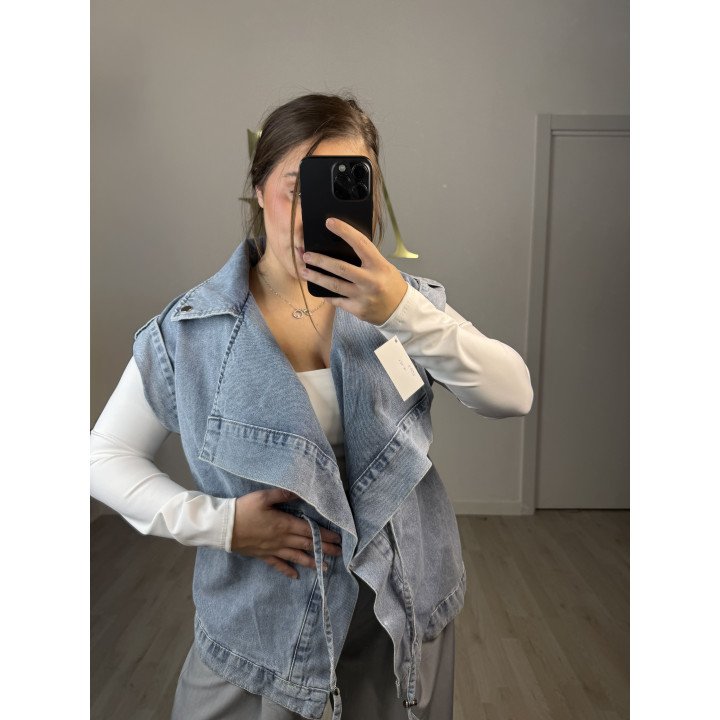 CHALECO CORE DENIM