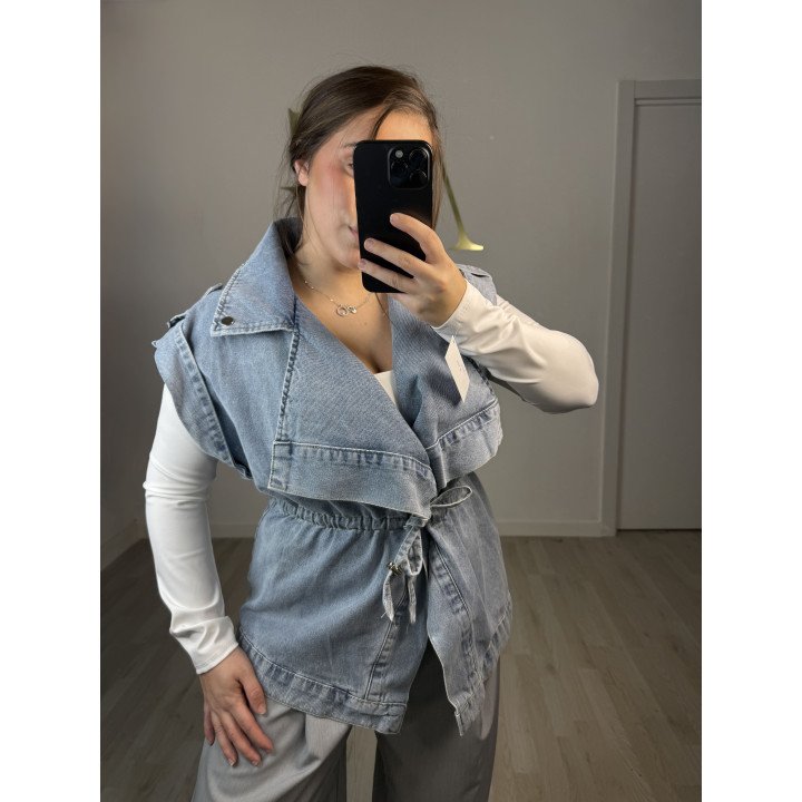 CHALECO CORE DENIM