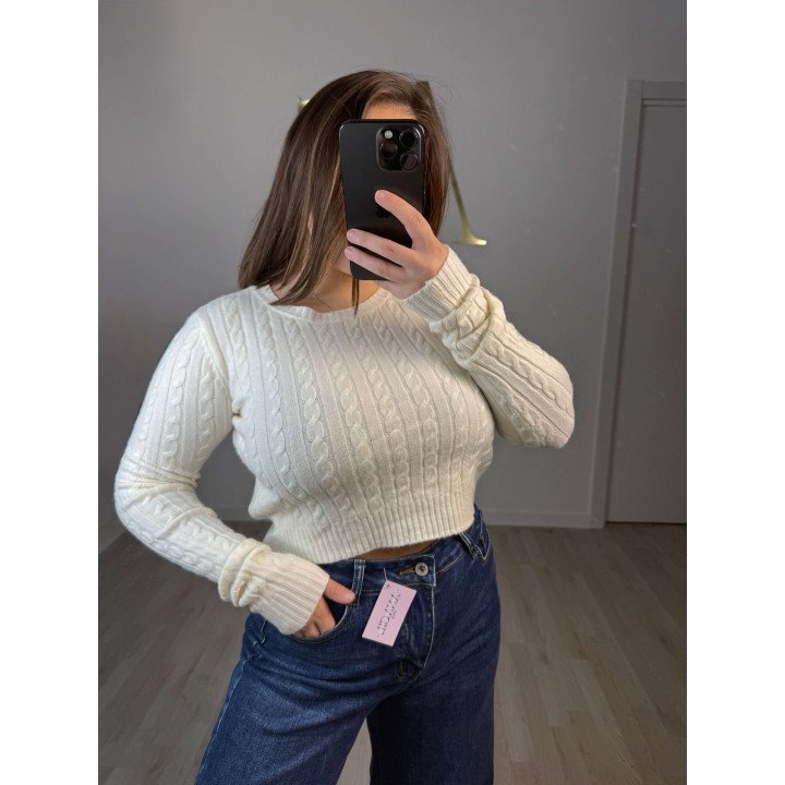 JERSEY CROP TRENZADO