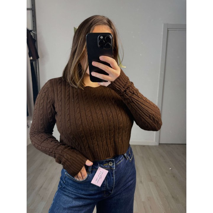 JERSEY CROP TRENZADO